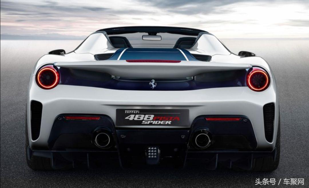 488 pista spider圆石滩车展首发,法拉利最快敞篷跑车问世