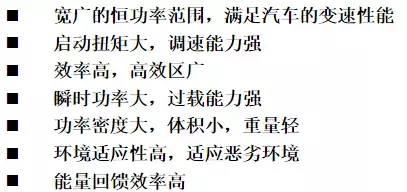 四种电动汽车电机性能全面对比分析