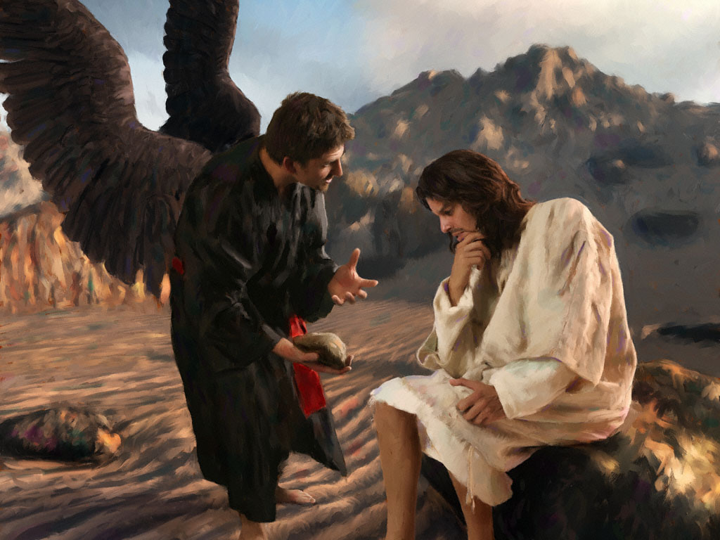 圣经里的故事：耶稣禁食40昼夜后，3次遭魔鬼试探，他如何应对？