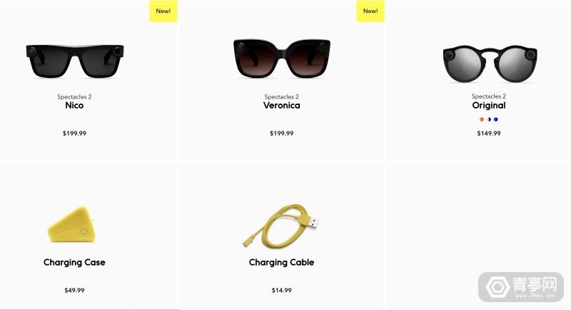 199美元是多少钱(Snapchat推出Spectacles V2新款式，售价199美元)