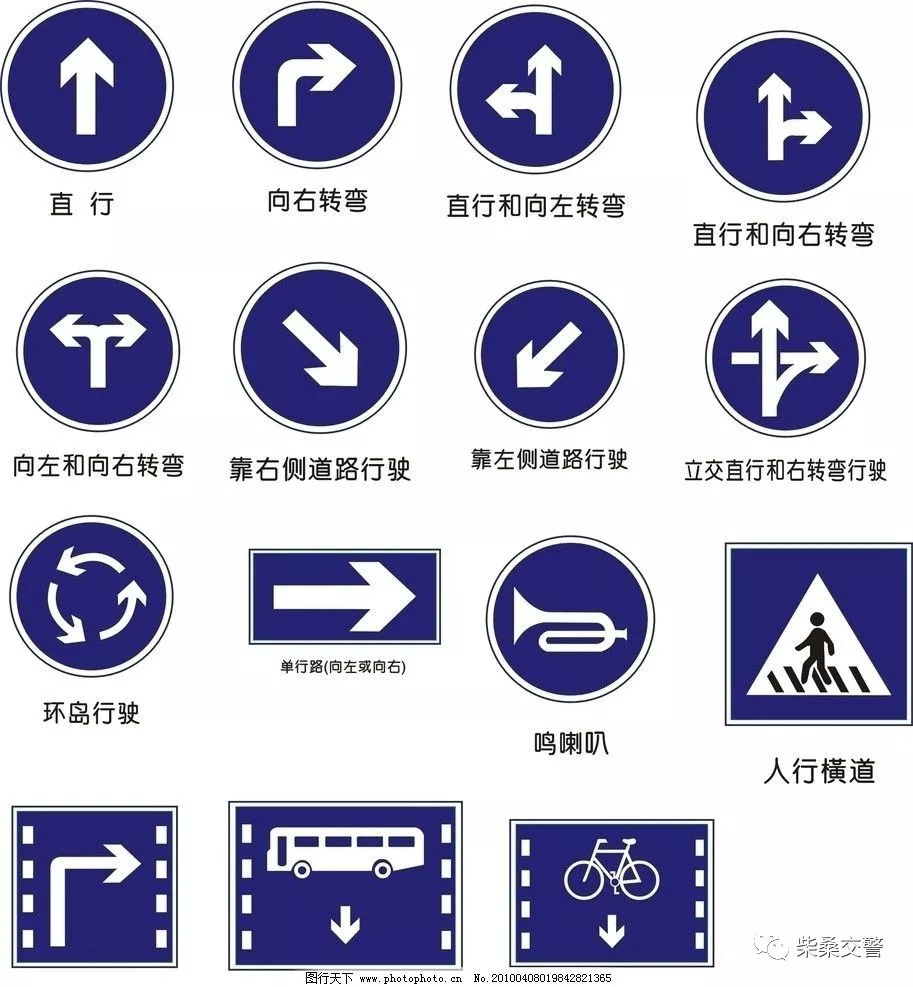 交通安全标志大全