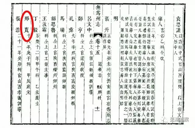 芜湖历史上的“状元郎”：好名字带来好运气的状元邢宽
