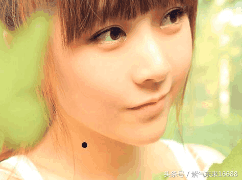 长痣面相图 女性脖子上长痣面相图_达一风水网