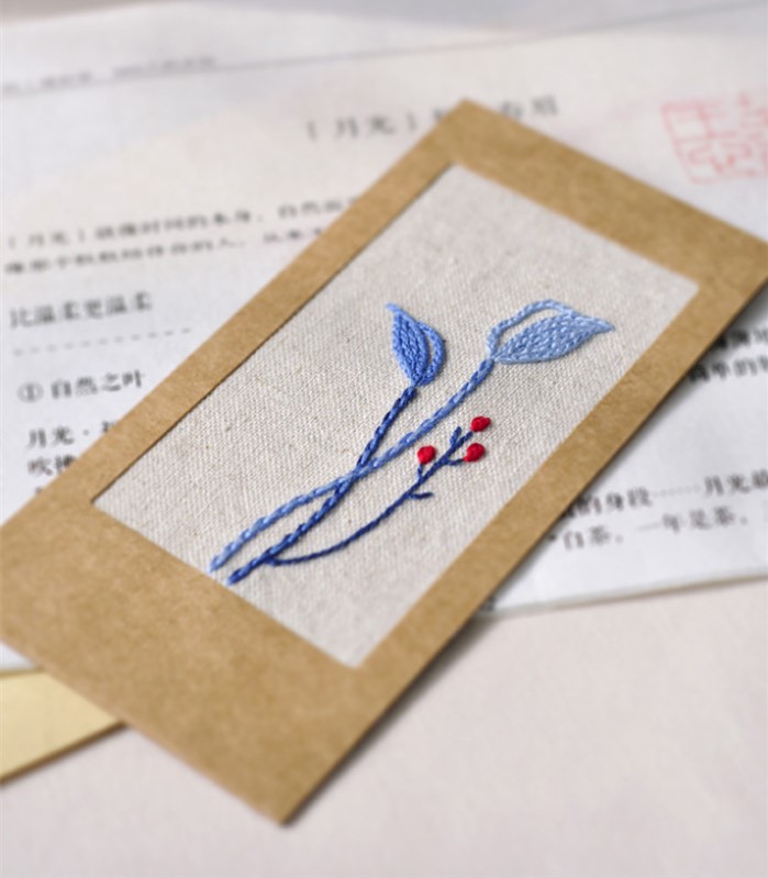 精美書籤製作方法圖片(手工diy:6種刺繡書籤的做法,簡單易學,新手小白