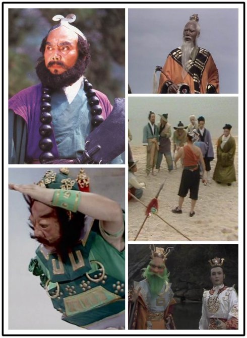 老版西游记都是一个人演多个角色，唐僧演过龙王，八戒演过强盗