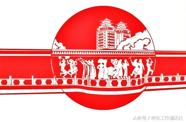 南京双子楼手绘图片