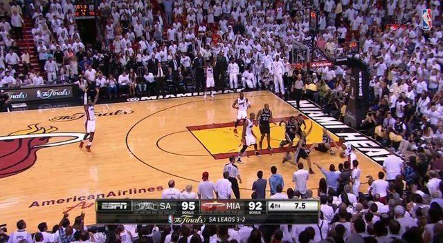 2013年NBA总决赛，雷阿伦的那个价值连城的绝命三分球