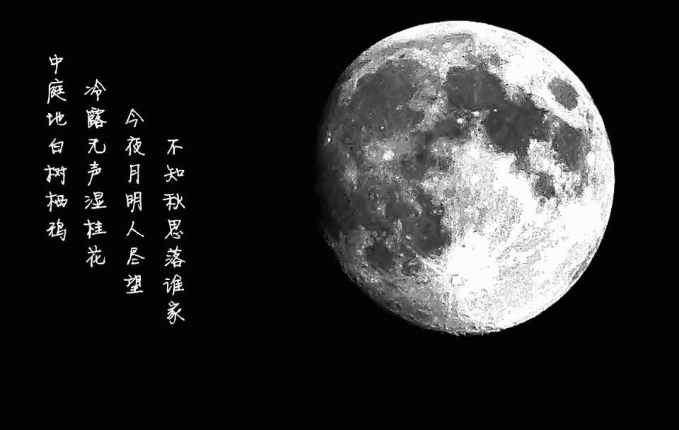 料明月,见我应如是:人生代代无穷已,江月年年只相似