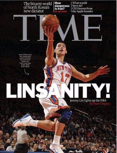 一图看林疯狂时期多震撼!整块版面塞满:林书豪,林书豪,林书豪