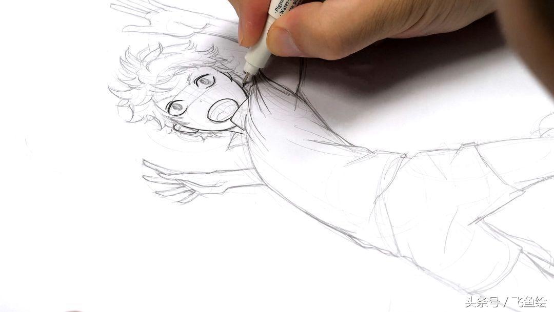打排球的人怎么画(「马克笔绘画教程」最爱哒排球少年就是你啦!