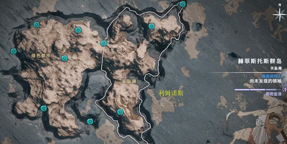 《刺客信条：奥德赛》全奥利哈刚地图位置一览