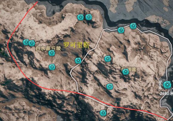 《刺客信条：奥德赛》全奥利哈刚地图位置一览