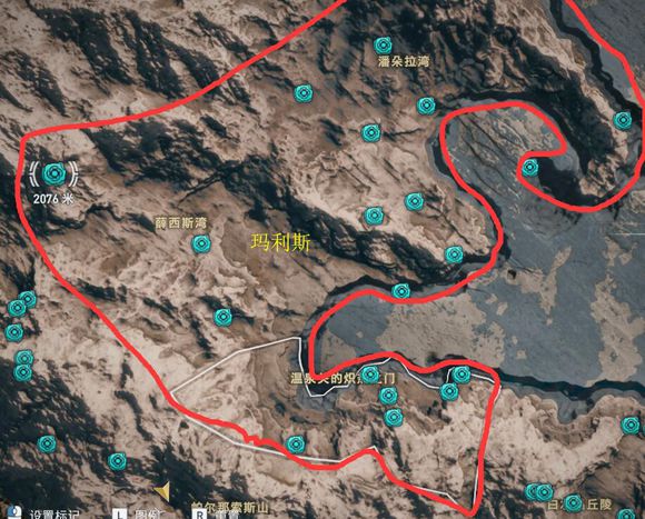 《刺客信条：奥德赛》全奥利哈刚地图位置一览