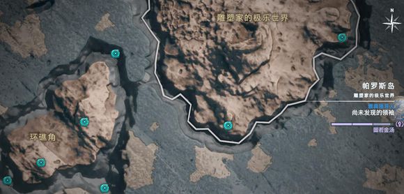 《刺客信条：奥德赛》全奥利哈刚地图位置一览