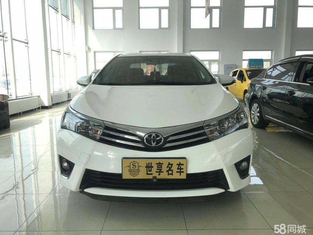 这辆4门5座的白色丰田卡罗拉卖10.58万?如此价格还不了解一下?