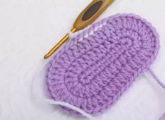 婴儿鞋底的钩法(钩针教程) - 乐宝宝贝