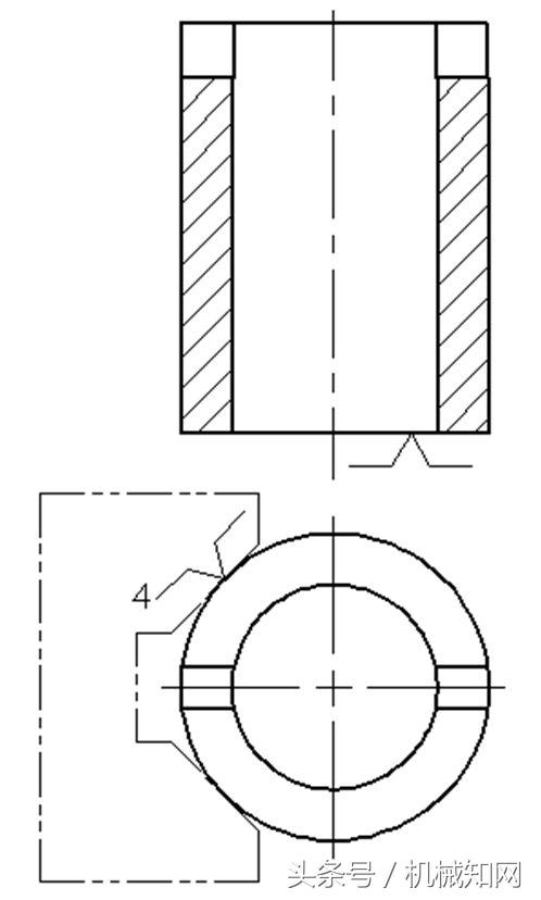 套筒夹具的详细尺寸图，解决铣槽问题