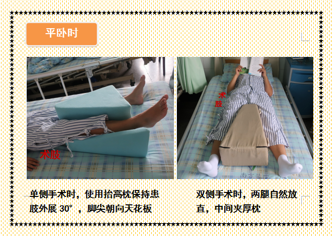 护士二郎腿图片.(人工髋关节置换术后体位指导画册，三甲医院护士教您如何护理！)