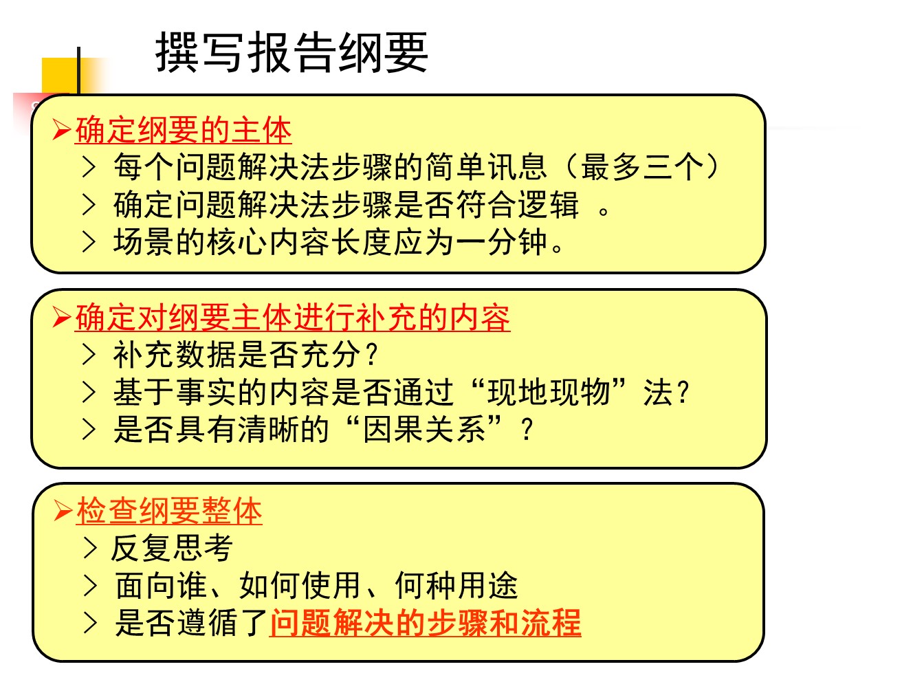 丰田的A3报告，一页纸的报告