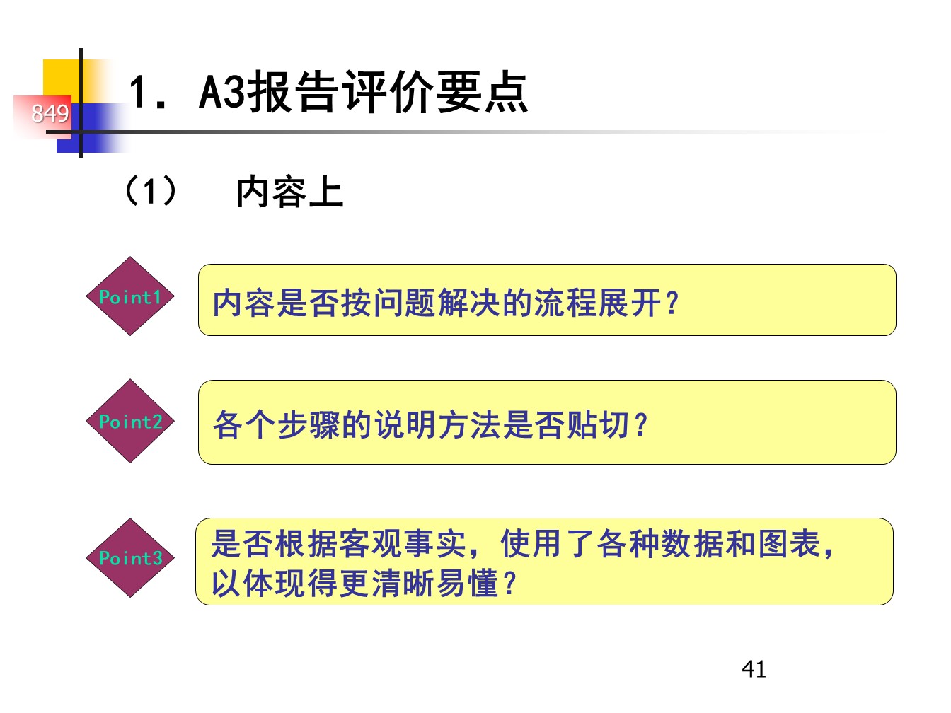 丰田的A3报告，一页纸的报告