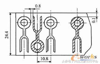 铜质接触环冲压模具设计