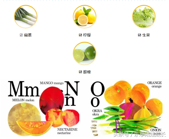 绘本磨耳朵:Eating the Alphabet:Fruits & Vegetables from AtoZ