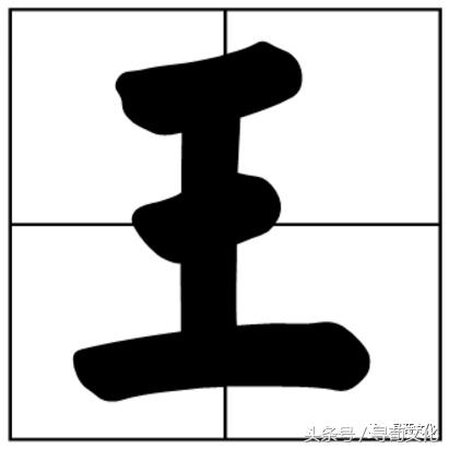 王字原始字形图片