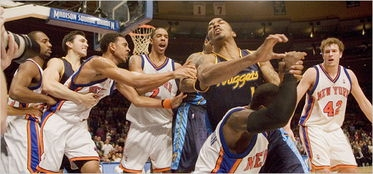 五次NBA打架大冲突！一件比一件严重，一个比一个更凶狠