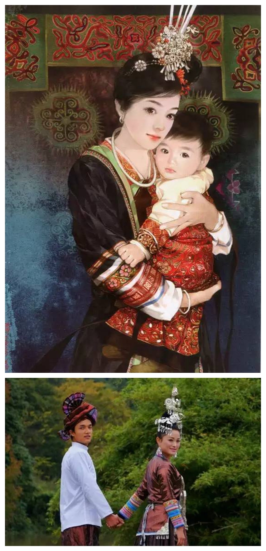 中国56个民族传统服饰大全