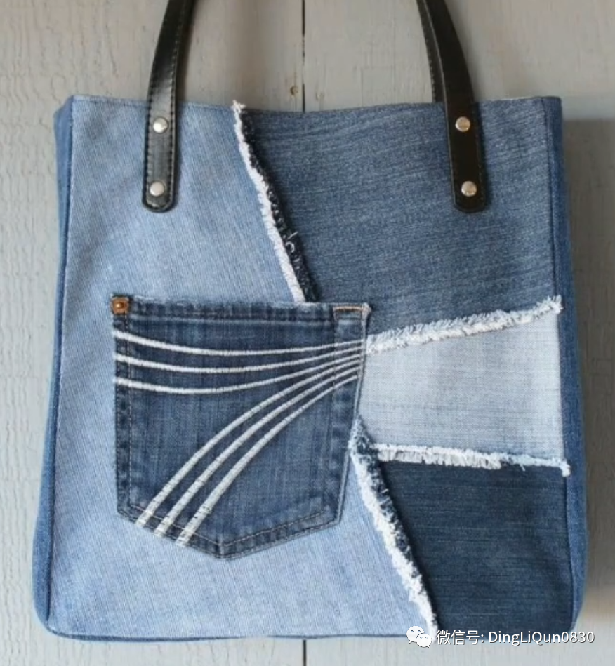 牛仔布包(「布艺作品」85款时尚的牛仔布包包休闲新系列)