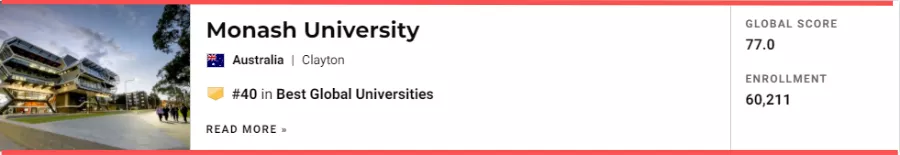 2022 U.S.News世界大学排行榜公布，澳洲八大均进入前百排名