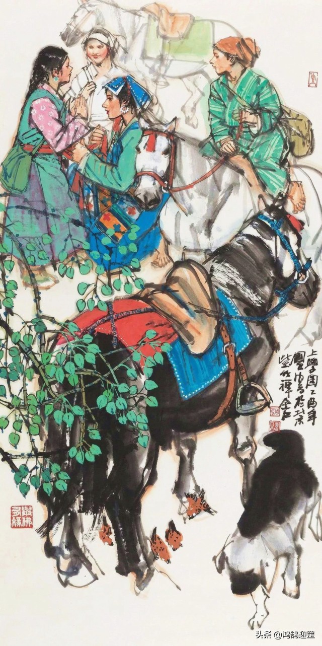 史国良买猪图(史国良的传奇人生，从凡人到高僧再到名画家，还俗后作品拍出千万)