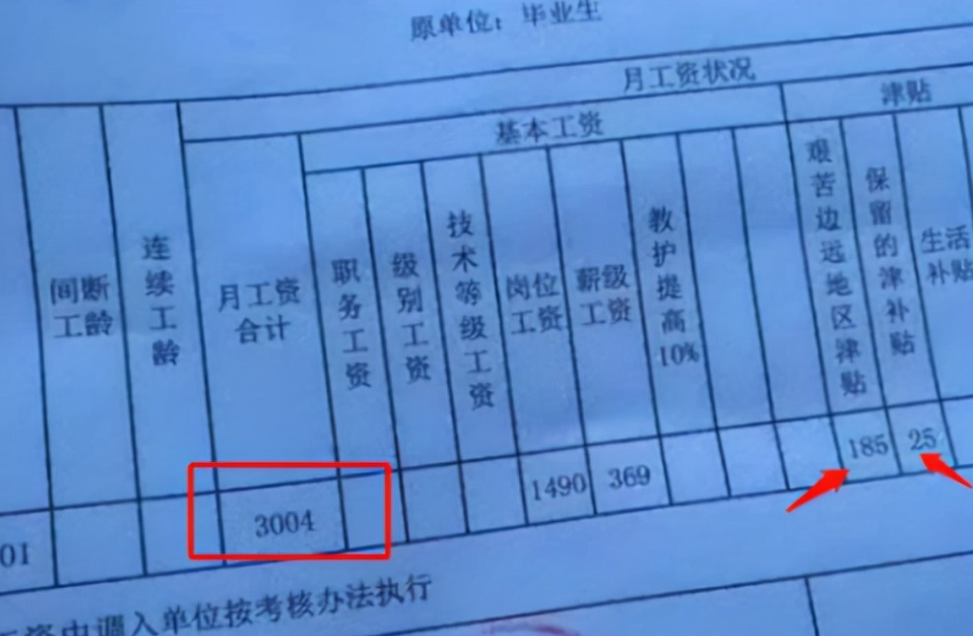 基层公务员晒出工资单，透露公务员真实待遇，和想象的不太一样