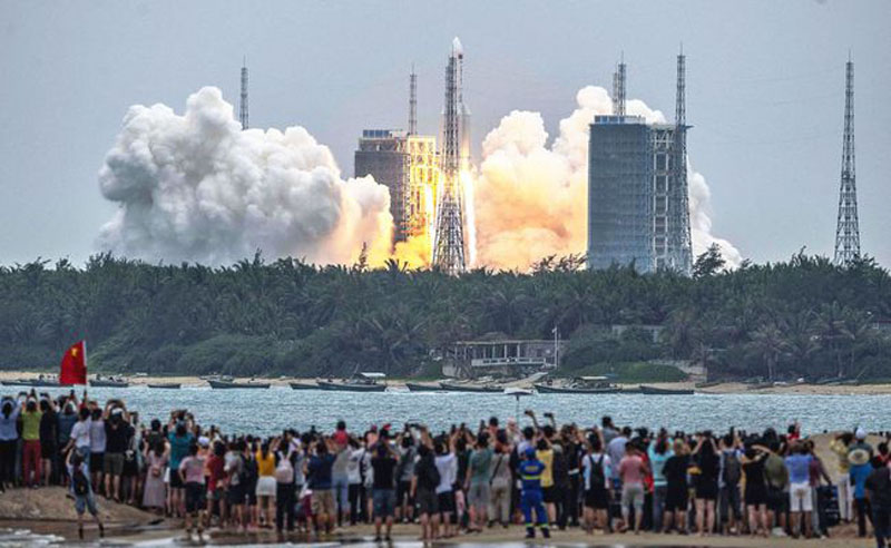唐驳虎：西方媒体炒作中国“火箭失控”，恰好给中国打了大广告