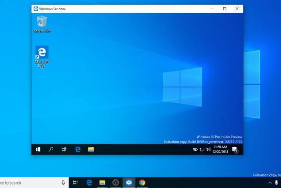 在Windows 10中如何使沙箱能够独立运行应用程序