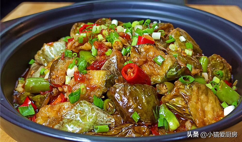 教你烧茄子好吃的做法，外酥里嫩酸甜香辣，大人和孩子都喜欢