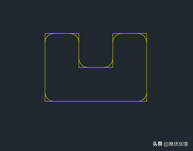 AutoCAD 2019 圆角命令