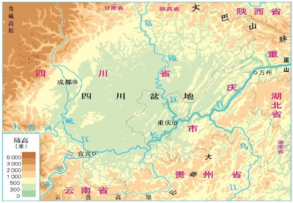 我國的四大盆地,我國的四大盆地包括塔里木盆地準噶爾盆地四川盆地河