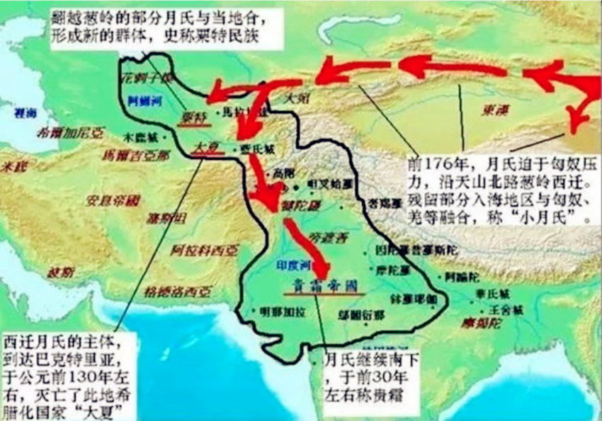 两千年前,张骞苦苦寻找的月氏国,究竟有多神秘?