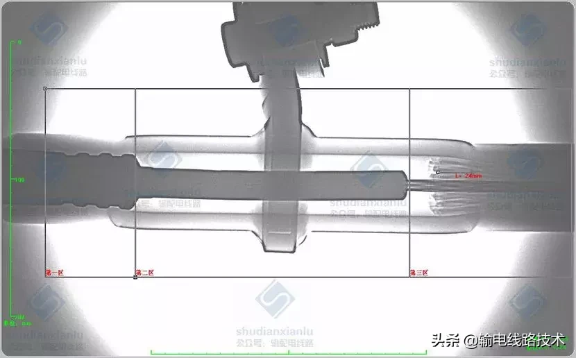 输电线路金具压接质量X射线检测及检测典型缺陷图