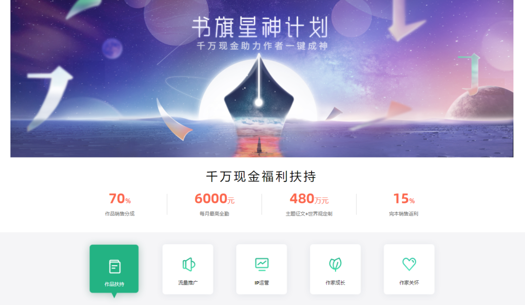 书旗小说作者注册（网文下半场）