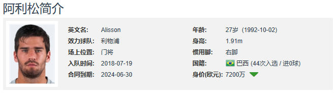 利物浦门将阿利松获得雅辛奖(深度解析：自带冠军加持的门神阿利松，利物浦冠军之路的最后拼图)