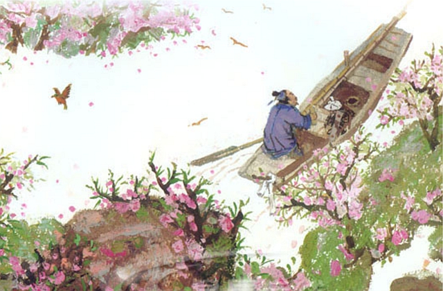 陶渊明《桃花源记》，描绘出了一个世外桃源，是脍炙人口的散文