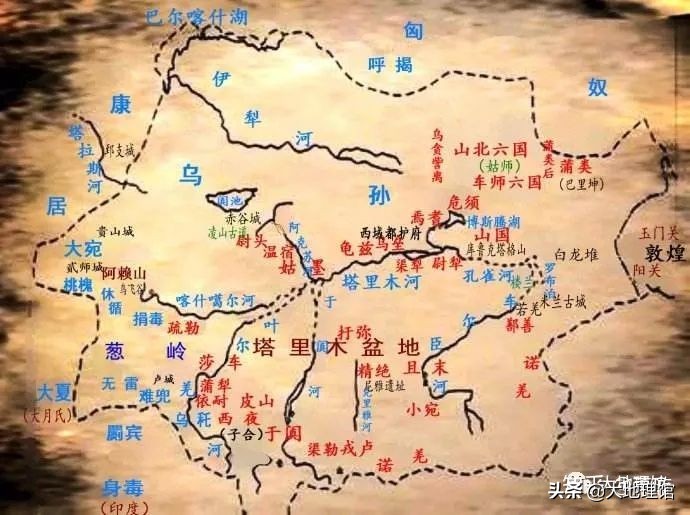 学者们的江湖门派和地图
