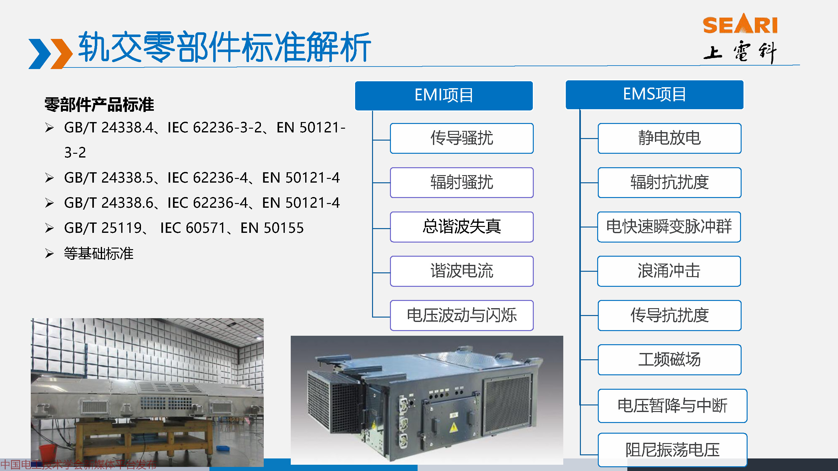 2021中國電磁兼容大會專家報告：城市軌道交通EMC標準動態及解析