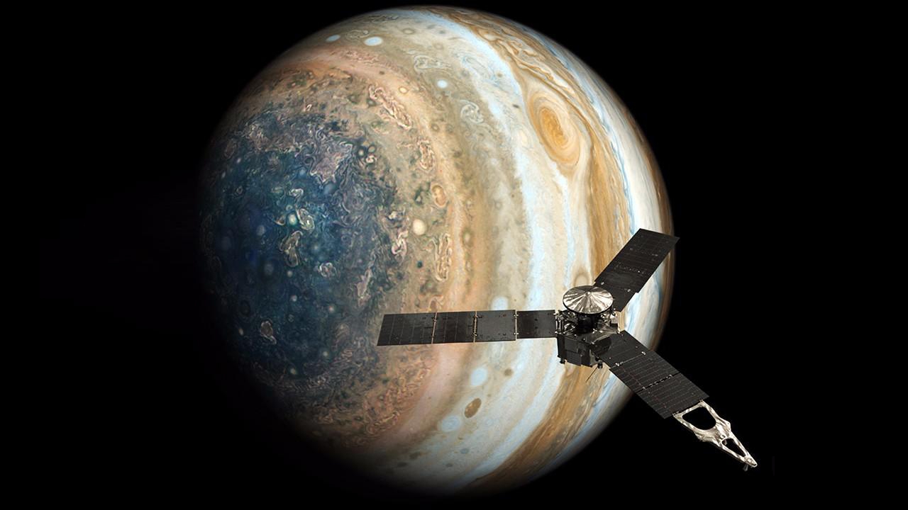 2.5万公里高空飞掠木星,拍摄到高清大图