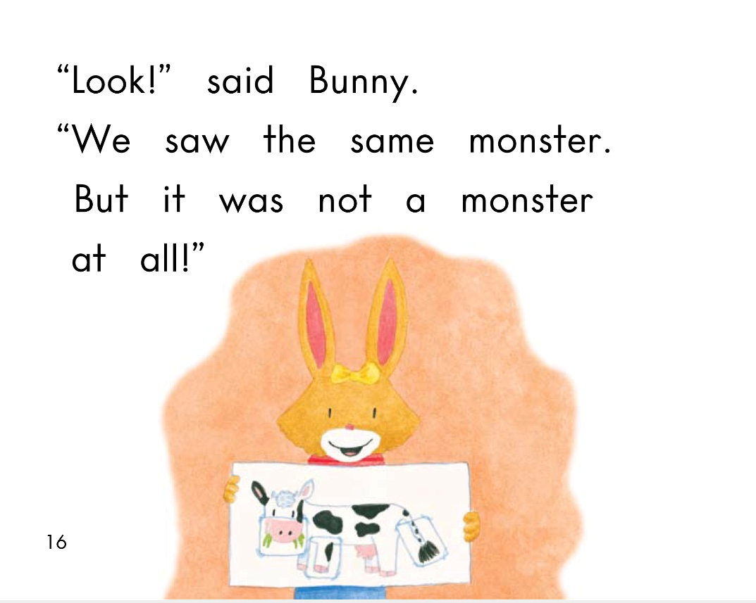 英语有声绘本:《bunny and the monster》小兔子与三只怪物