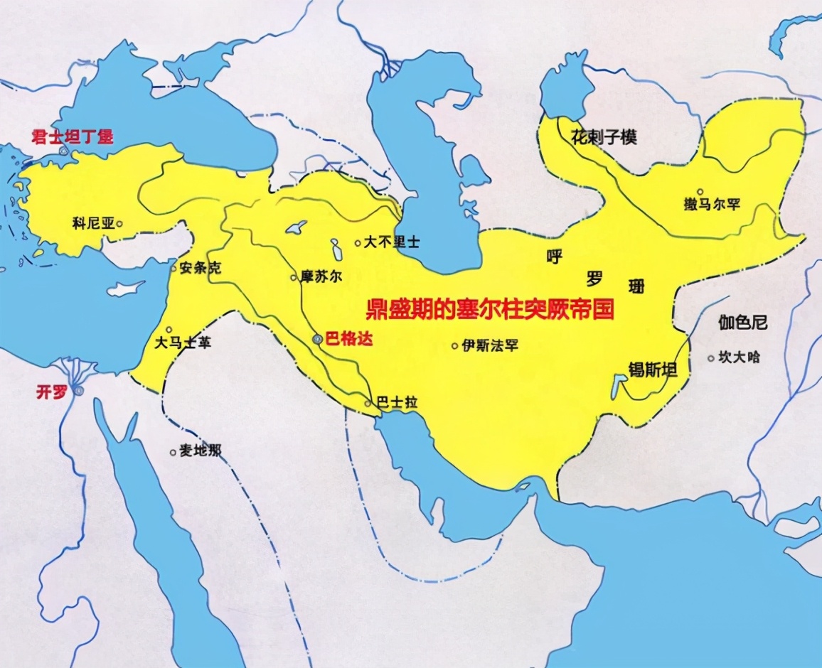 塞尔柱帝国崩溃后,这些"突厥蛮"又在此建立了奥斯曼帝国,史称"奥斯曼