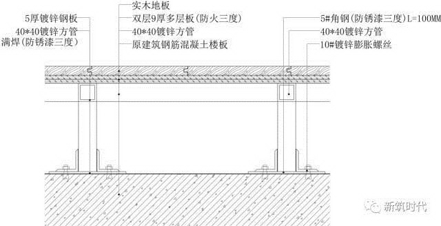 地面、吊顶、墙面三维节点做法施工工艺