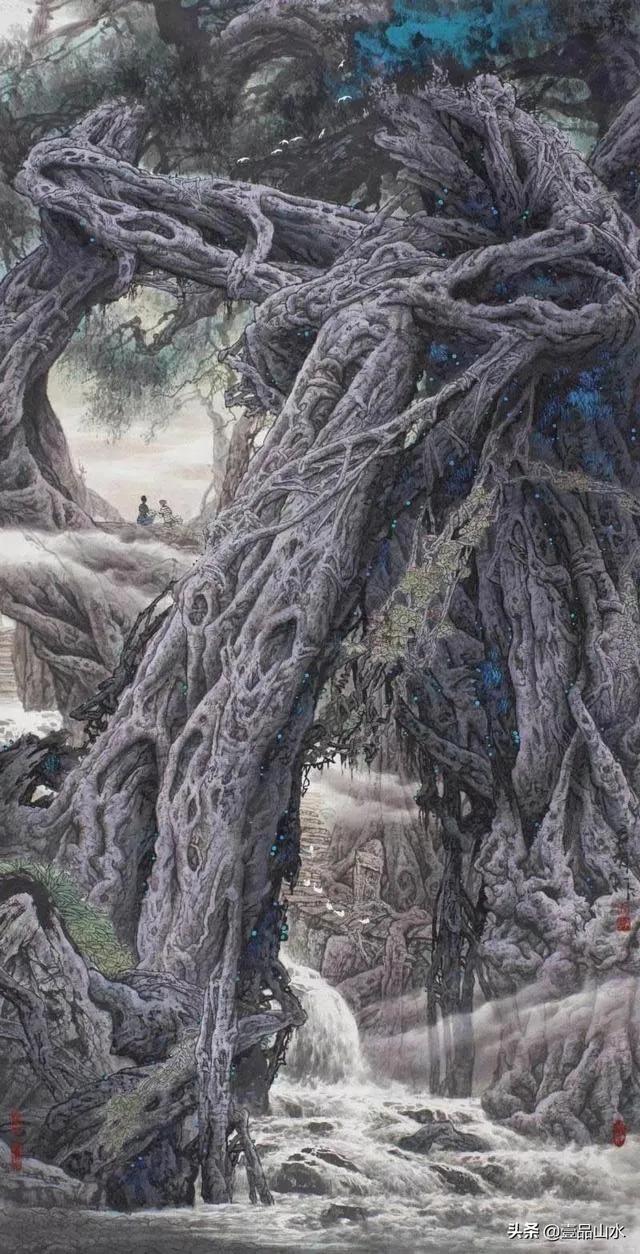 拣回童年的树妖，谁还记起兜里＂村头的那棵古树＂？